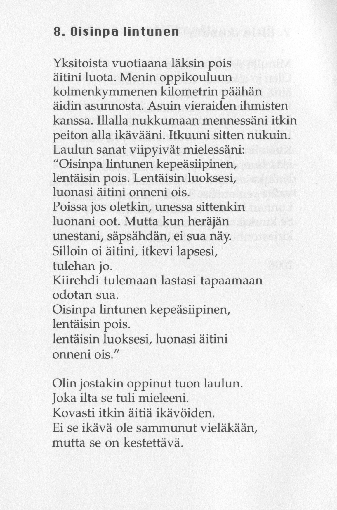 Scanned page 14 of Runoja Sipoosta, osa X; complete transcript available below.