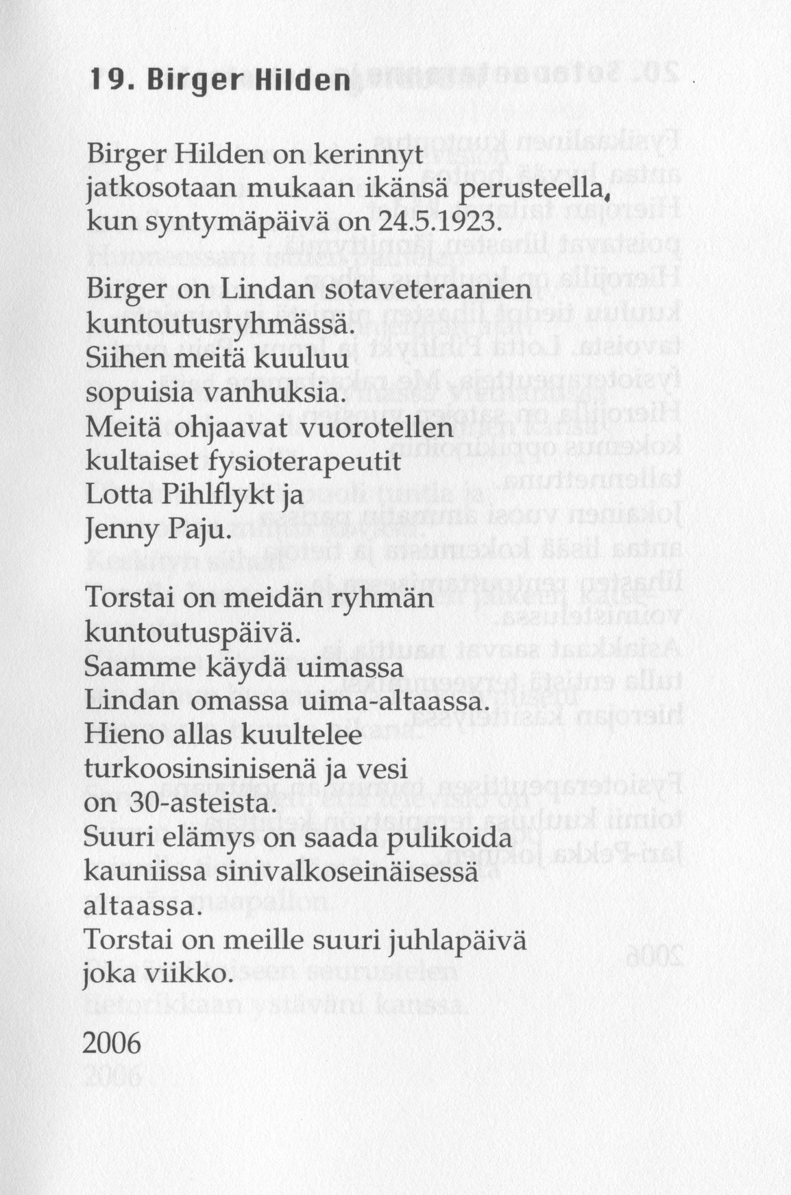 Scanned page 25 of Runoja Sipoosta, osa X; complete transcript available below.