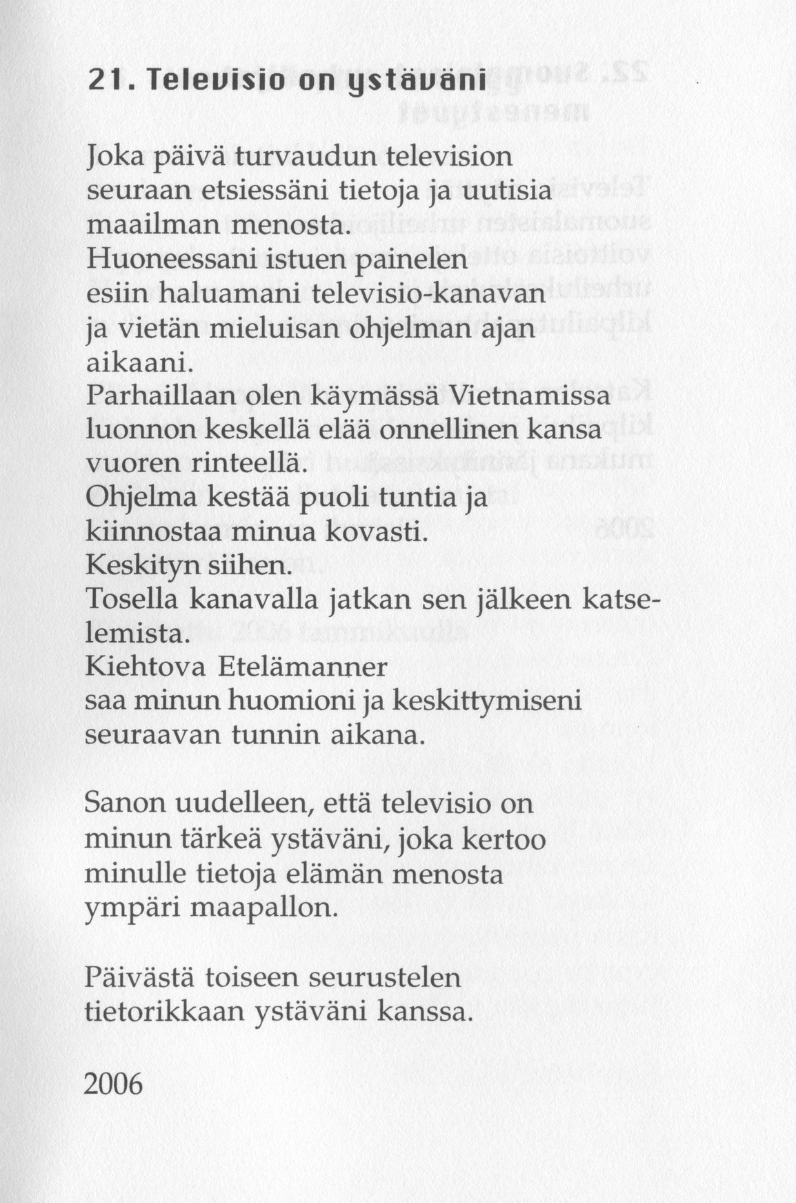 Scanned page 27 of Runoja Sipoosta, osa X; complete transcript available below.