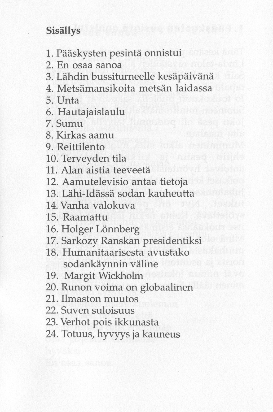 Scanned page 5 of Runoja Sipoosta, osa XI; complete transcript available below.