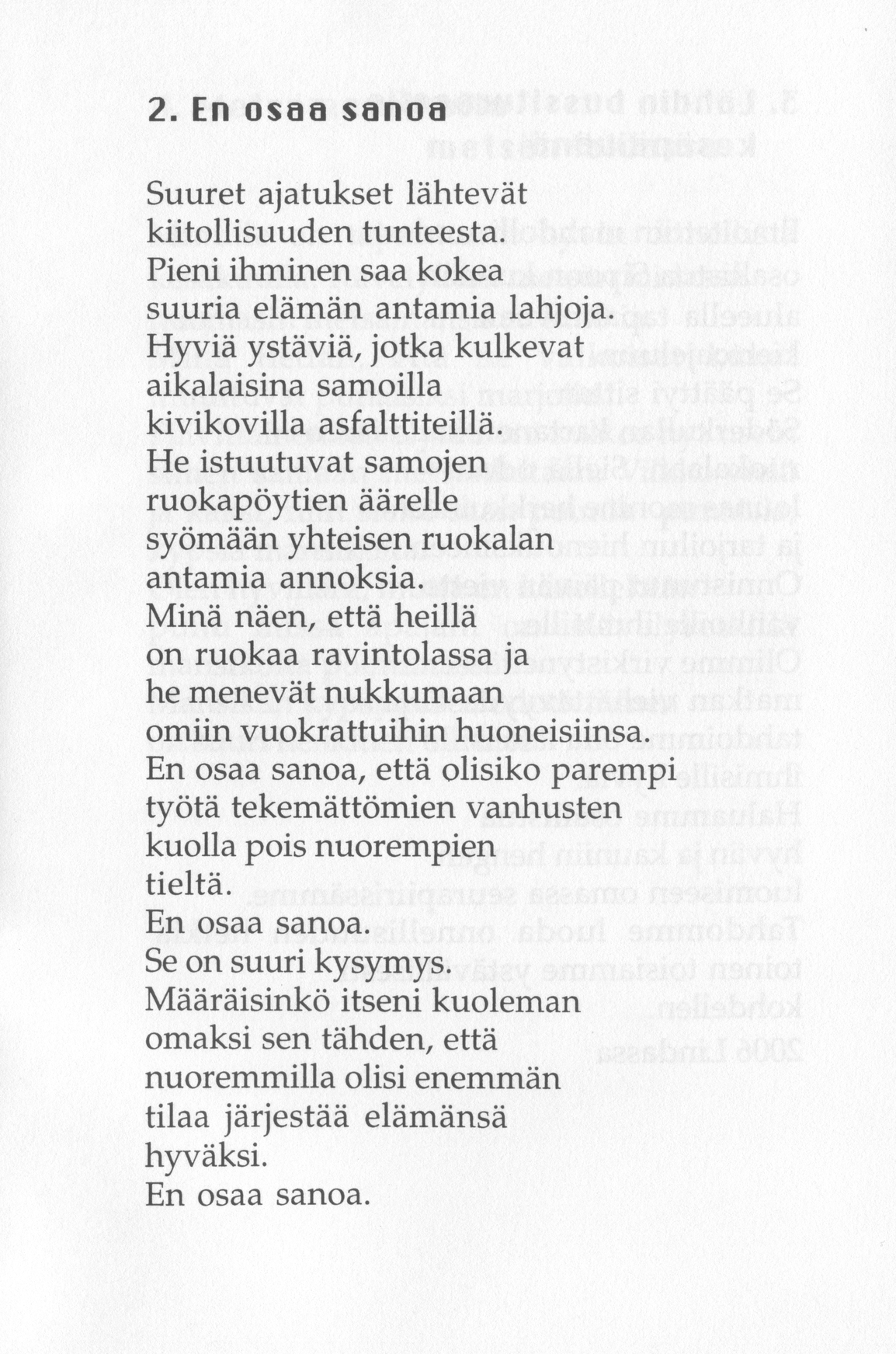 Scanned page 7 of Runoja Sipoosta, osa XI; complete transcript available below.