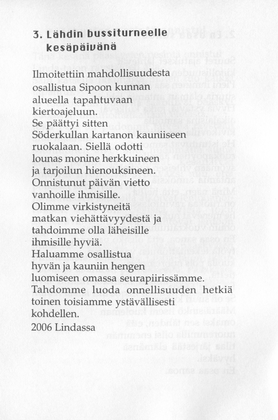 Scanned page 8 of Runoja Sipoosta, osa XI; complete transcript available below.