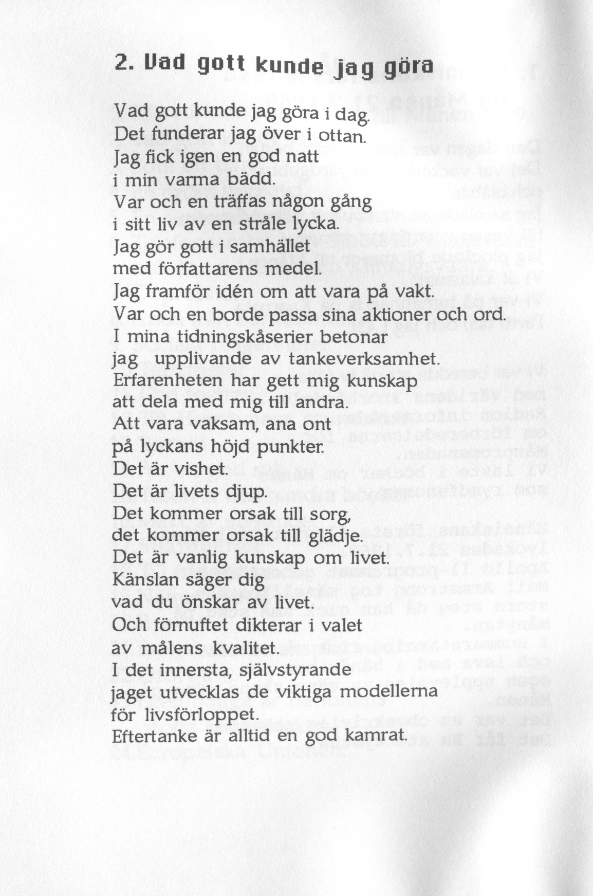 Scanned page 6 of Dikter från Sibbo, del V; complete transcript available below.