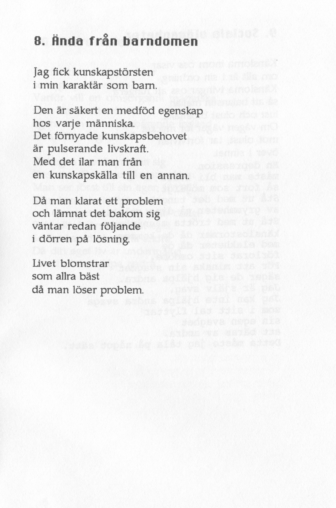 Scanned page 13 of Dikter från Sibbo, del V; complete transcript available below.