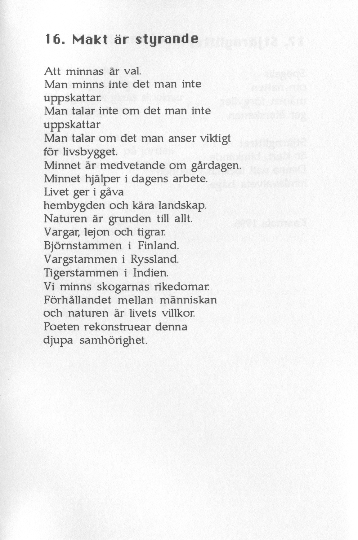 Scanned page 21 of Dikter från Sibbo, del V; complete transcript available below.