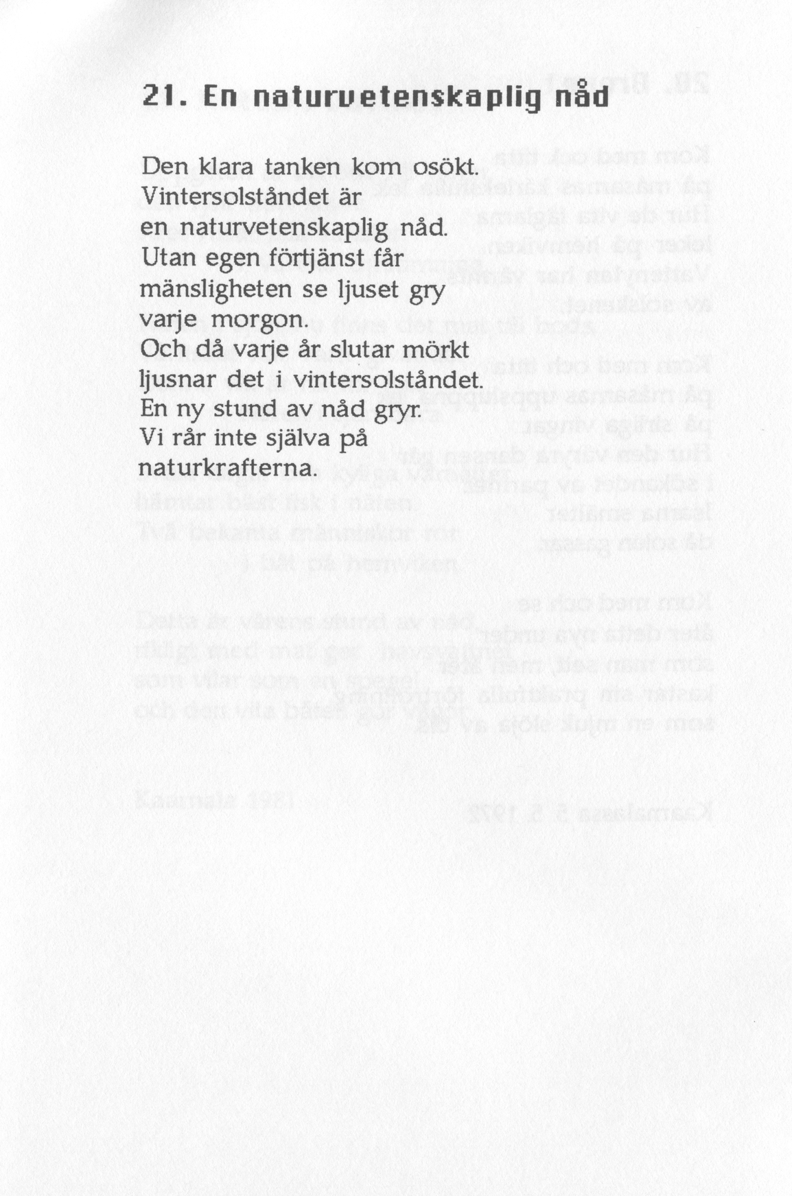 Scanned page 26 of Dikter från Sibbo, del V; complete transcript available below.